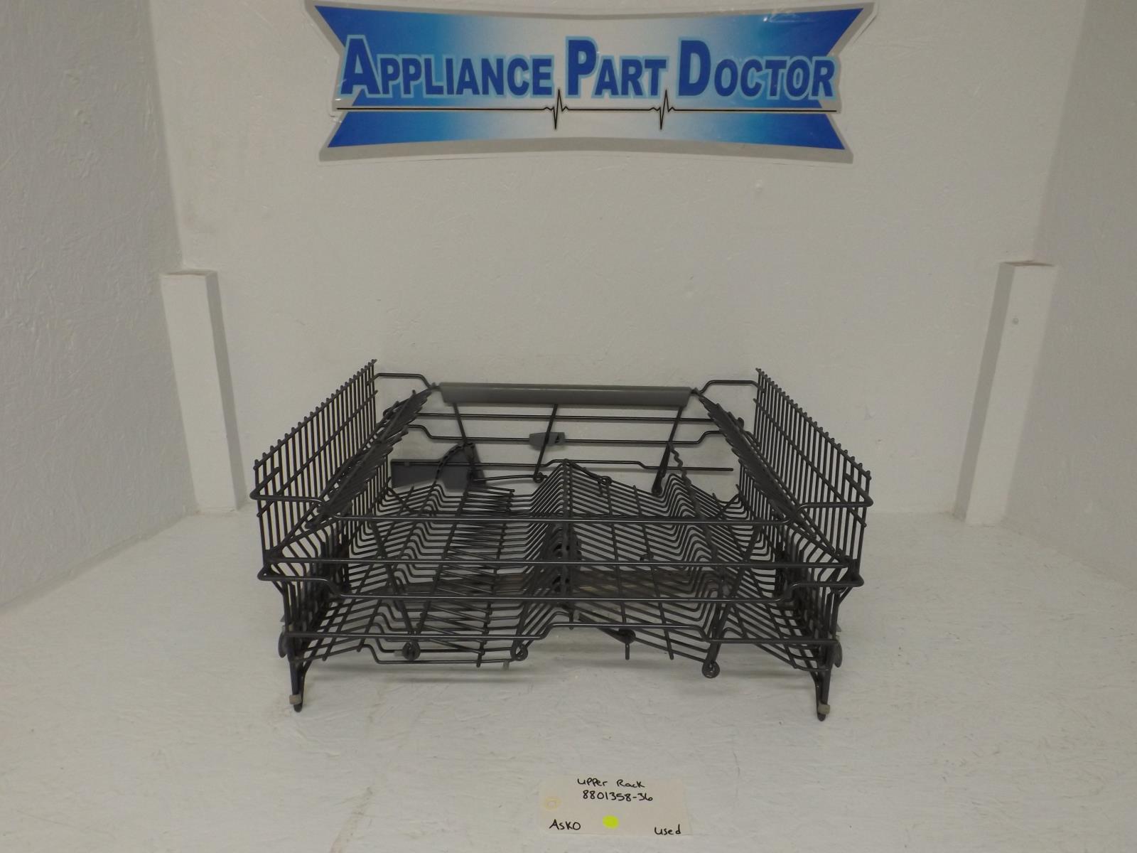 ASKO Dishwasher 8801358-36 Upper Rack Used ASKO Dishwasher 8801358-36 Upper Rack Used